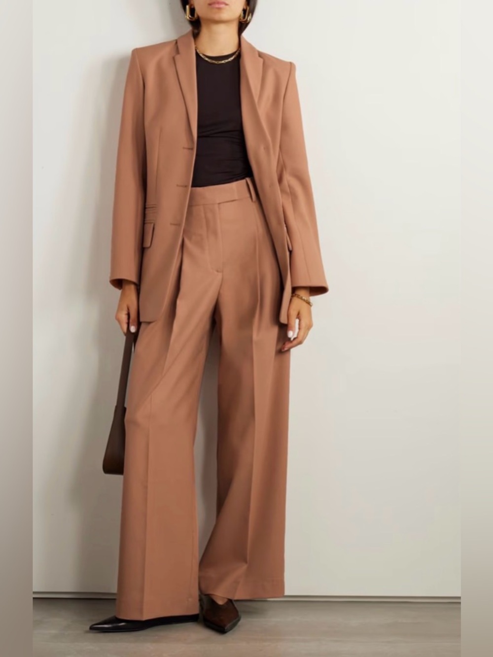 (NWT) BY MALENE BIRGER Porter twill blazer. Size DE34(US4). Light Brown